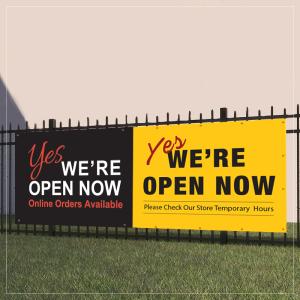 Out door advertising banners