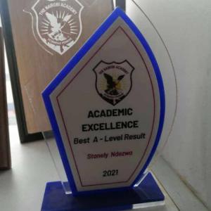 Customized Aclyric award plaques