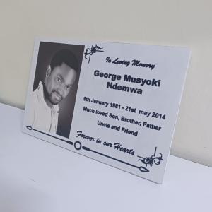 Memorial Marble Plaques Engraving