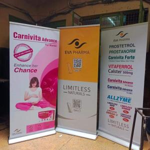 Design, Printing and set up of Roll up Banners