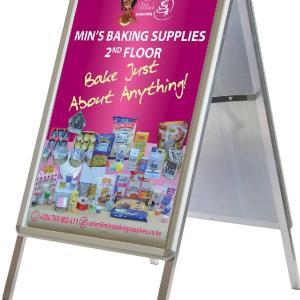 A-Frame Display / Double sided Snapper Frame