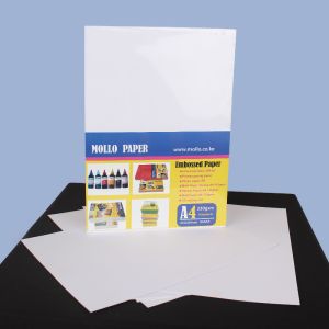 Embossed Papers White