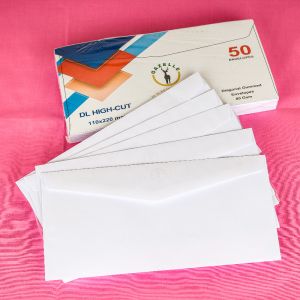 White DL Envelope (50pcs in a packet)