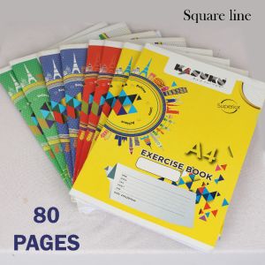 A4 Exercise Book 80 Pages Square Line