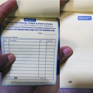 Receipt Book
