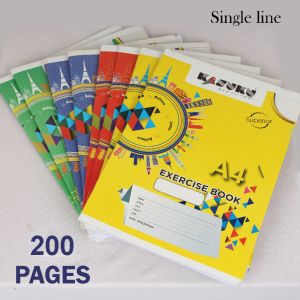 A4 Exercise Book 200 Pages Single Line