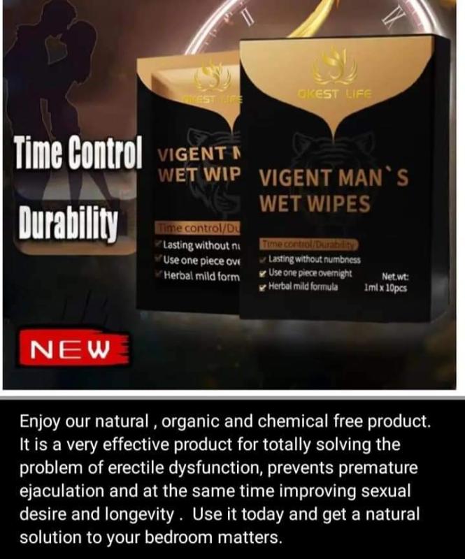 Picture 1 of VIGENT MAN'S WET WIPES