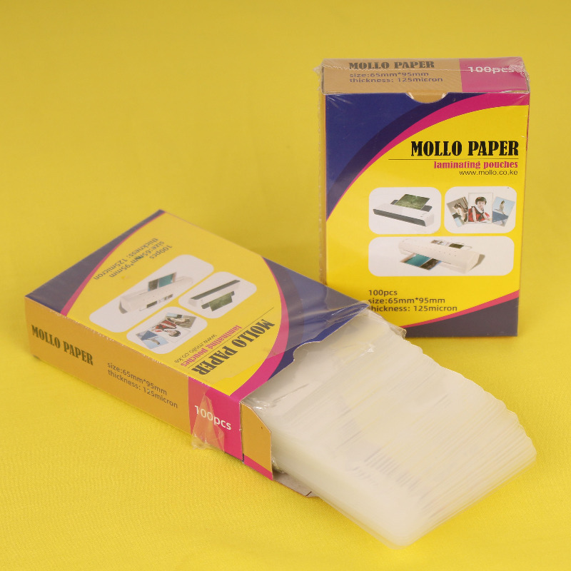 Picture 1 of Card-Size Laminating Pouch Films
