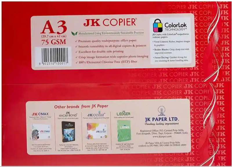 Picture 1 of A3-Size JK Copier Ream Paper