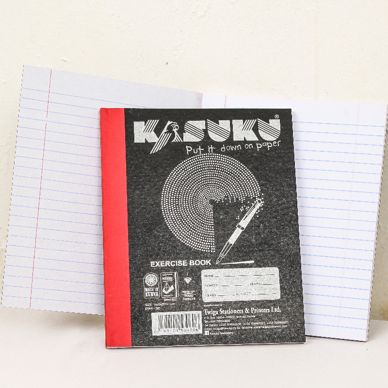 Picture 1 of A5 Hard Cover Exercise Book 200 Pages