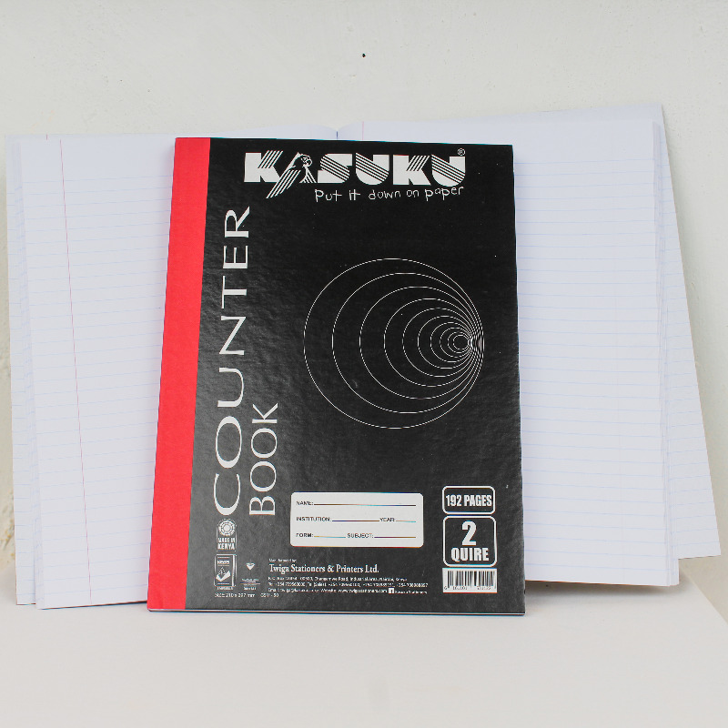 Picture 1 of Hard Cover A4 Counter Book 2 Quire 192 Pages