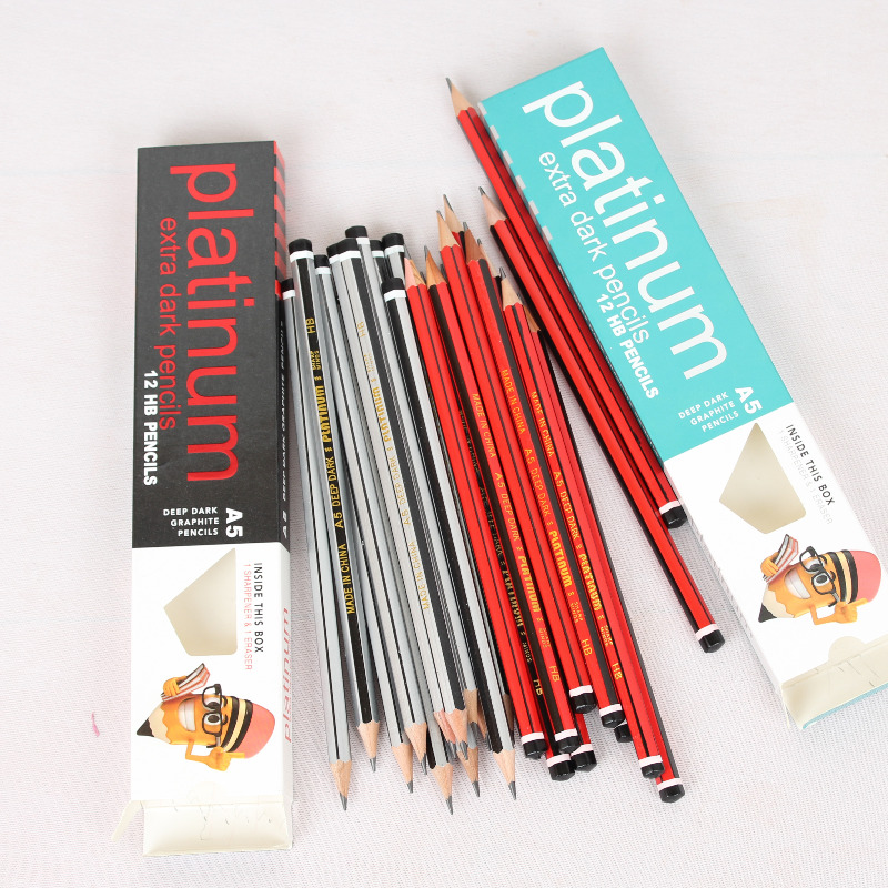 Picture 1 of HB Pencil Platinum Extra Dark