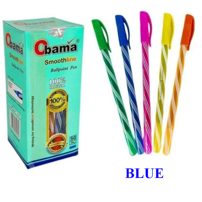 Picture 1 of Blue Biro Obama