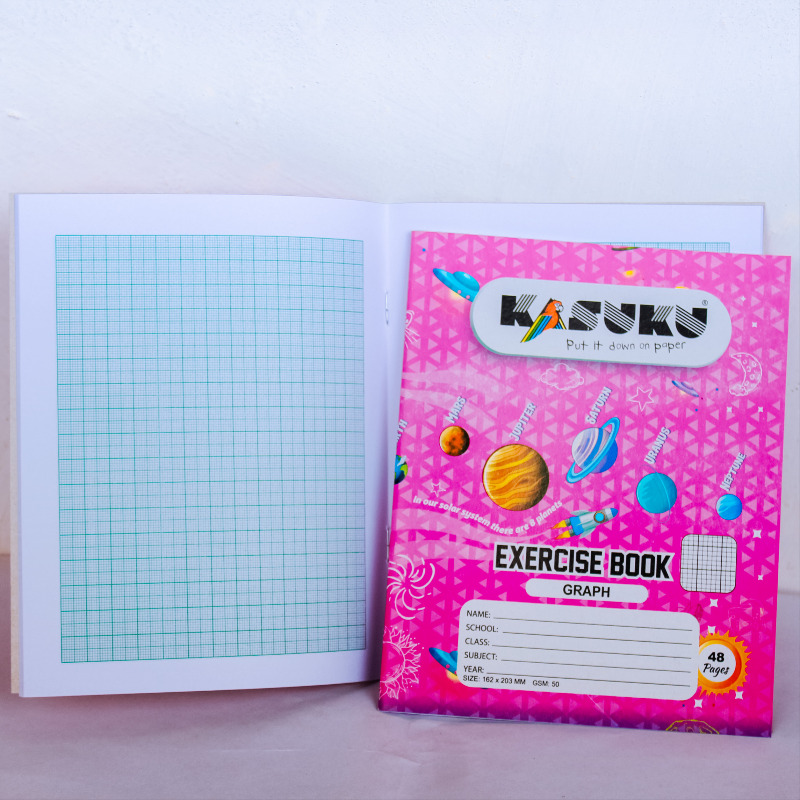 Picture 1 of A5 Graph Book 48 Pages