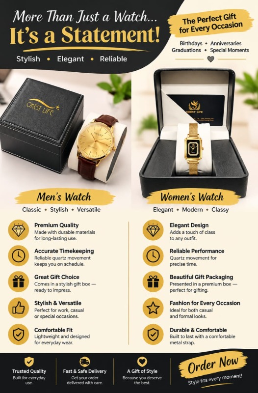 Picture 1 of Okestlife Men and Women Energy Watch